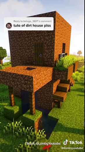 Minecraft Dirt Starter House Build