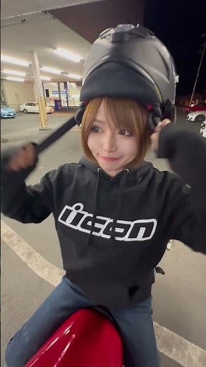 [Bike, Helmet, and Me] Biker Girl Bowler Aika 🏍️🎳 #bike #shorts #shortvideo