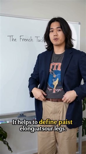 This French Tuck trick instantly fixes your outfit proportions