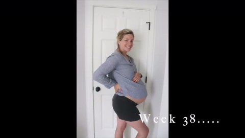 Growing a Baby in 1 Minute | Pregnant Belly Progression Week by Week