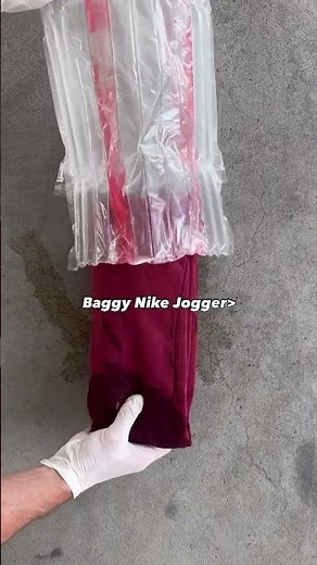 Are these the cleanest Maroon Baggy Nike Joggers? 🔥 #shorts #nike