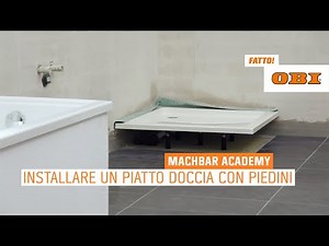 Installare un piatto doccia con piedini | OBI