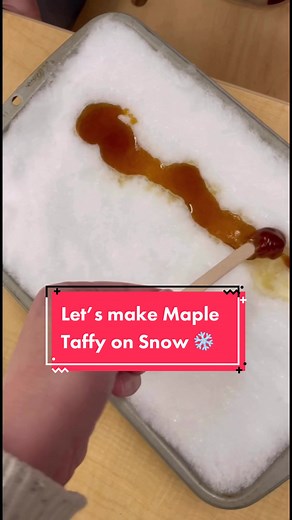 Maple Taffy on Snow Recipe