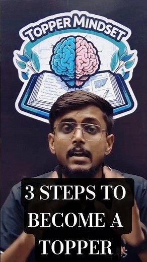 How To Become a Topper Topper's mentality #strategy #topper #toppervsbackbencher