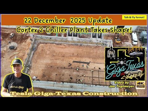 Cybercab Castings & Crash Tests & Cortex 2 Deliveries! 22 December 2025 Giga Texas Update (07:45AM)