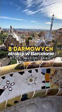 8 Free Attractions in Barcelona - What to See? #barcelona #spain