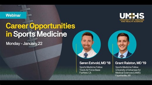 Career Opportunities in Sports Medicine with UMHS Grads Dr. Soren Estvold and Dr. Grant Ralston | University of Medicine and Health Sciences