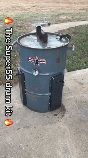 55 Gallon Drum Smoker Kit: Big Time Upgrade