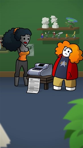 printer, part II #animation #funny