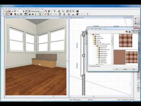 Seating / Bench Seat / Kitchen Nook Build Using Chief Architect @ ChiefTutor.com