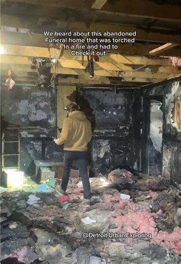 Exploring an Abandoned Funeral Home After a Devastating Fire
