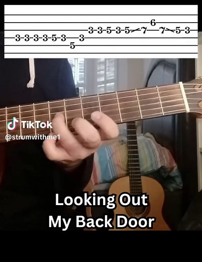 Looking Out My Back Door Solo CCR Guitar Lesson How to play the guitar solo from Lookin’ Out My Back Door by Creedence Clearwater Revival on guitar, focusing on an easy version suitable for beginners. The solo follows the song’s blues based feel using simple single note phrases and small position shifts. When played with steady timing and relaxed phrasing, it captures the laid back character heard in the recording. A great example of how a short melodic solo built from a few notes can be approac