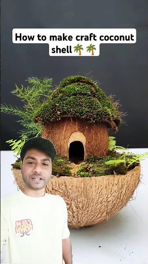 "DIY Coconut Shell Craft: Step-by-Step Guide 🥥✨ #CoconutShellCraft"#coconutshellcraft #craft