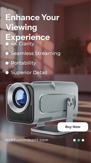 Transform your movie nights or presentations with the Android...