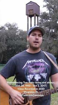 Remembering Tom Petty I Won’t Back Down Cover By Tampa Jay