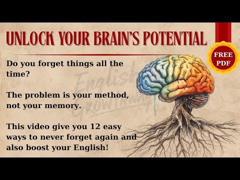 Unlock Your Brain’s Potential | Better Memory | English Listening Practice | Improve Your English