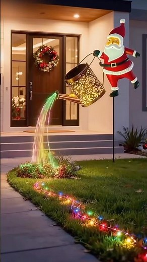 Santa Claus Christmas lights