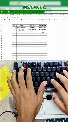 🚀 Enter Data in Excel Like a Pro!