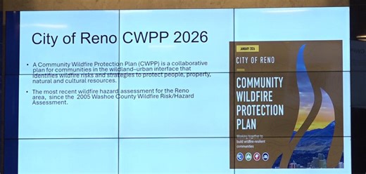 Reno City Council approves 2026 Community Wildfire Protection Plan