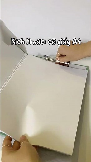 Bìa kẹp tài liệu 2 mặt khổ A4 hoạ tiết dễ thương -TUỆ MINH Bullet Journal