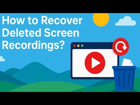 Recover Lost Screen Recording File on Windows Laptop