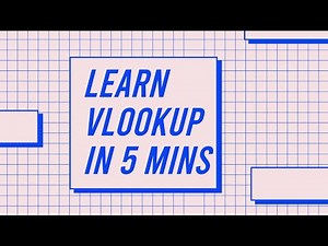 Learn VLOOKUP in 5 Minutes | Quick & Easy Excel Tutorial for Beginners