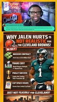 Why Jalen Hurts is not Realistic in Cleveland Browns? #clevelandbrowns #shedeursanders