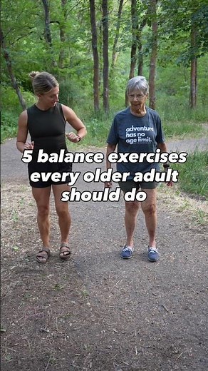 5 exercises that actually improve balance for older adults #balance #balancetraining