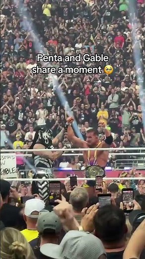 Penta placed the Intercontinental Championship around the waist of the new champion, Chad Gable 🏆