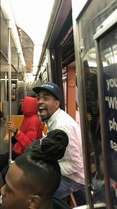 Not easy on a moving train ‼️🕺🚂🔥👀 … #wafflekozik #dance #nyc