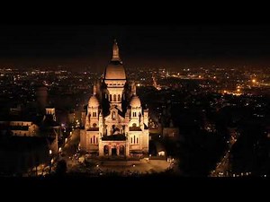 Paris France At Night 4k, Eiffel Tower, Drone Film From Above, A Travel Tour UHD