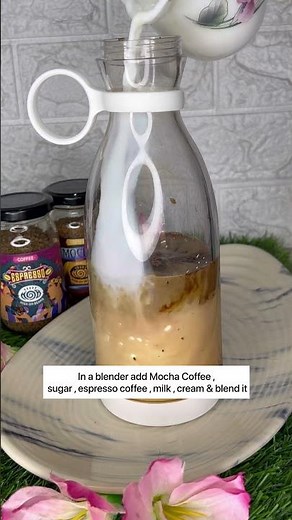 How To Make Starbucks Mocha Frappuccino | Cafe Style Mocha Frappuccino | Coffee Chocolate Drink