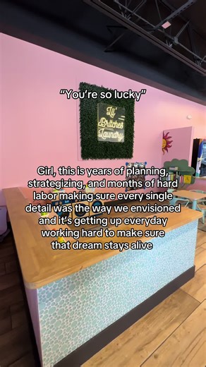 Dream big. Work hard. Repeat. New series coming soon where we show you just how much went into to making this a reality! #laundromat #dirtybritches #laundryvibes