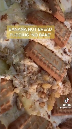 NO BAKE BANANA NUT BREAD PUDDING | SUBSCRIBE TO MY CHANNEL FOR MORE