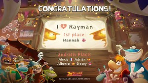 280 reactions · 12 shares | We love our #Rayman fans! Thanks to everyone who entered the I ♥ Rayman 20th Anniversary contest and again, congrats to the winners! | Rayman | Facebook