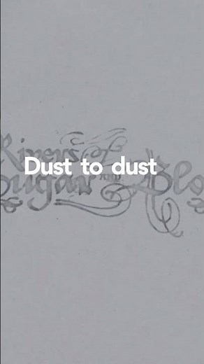 Truman Sinclair, dust to dust (Lyrics - Chorus)