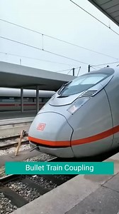 Automatic Coupling system in bullet train 🚅 #coupling 😲 #train #railway #rail #ट्रेन #locomotive #locopilot #bullettrain | Train Lover