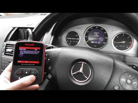 Mercedes C Class Check Engine Light Diagnose & Reset i980 W204