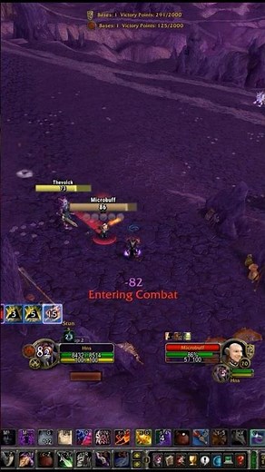 don't underestimate an afk rogue #1v2 #tbc #wow #pvp #worldofwarcraft #classicwow #rogue #warrior