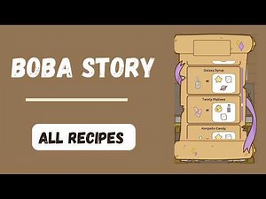 All Recipes in Boba Story Gameplay [September 2024]