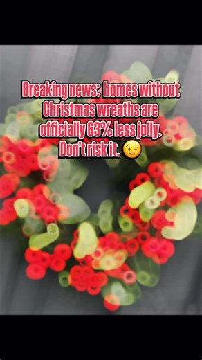 … apparently, Santa checks for wreaths before deciding who’s on the nice list. Just saying. 😉🎄 Christmas wreaths are ready to order NOW! 🎅🏼 #NaturesKeepsakesByKaren #ChristmasVibes #WreathAddict #DoorDrama #FestiveFeels #WreathEnvy #ShopSmallUK #MadeWithLove #BloomingUnreal #TisTheSeason #KerbAppeal | Nature’s Keepsakes by Karen