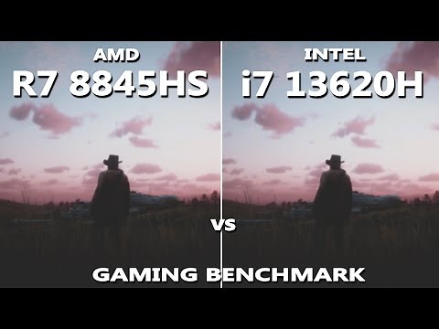 INTEL i7 13620H vs AMD Ryzen 7 8845HS Gaming Benchmark Test | Lenovo LOQ RTX 4050 Gaming Test |