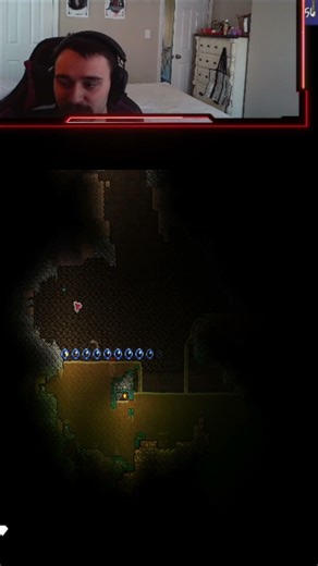 Terraria Cave Bat Attack & Blue Slime Hunt - Did Hayden Do It?! #shorts