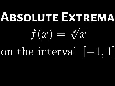 How to Find the Absolute Extrema of a Function on a Closed Interval using Calculus