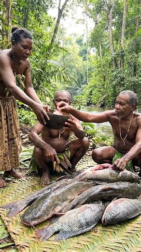 Indigenous Fishing Culture: Cooking a Massive River Catch