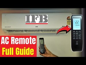 IFB AC Remote Functions Explained ⚡ How to Use IFB AC Remote ⚡ ifb ac remote control