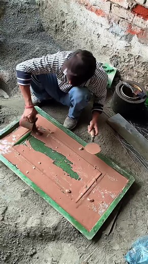 How Terracotta Color Cement Rectangular Panel Tiles Are Made