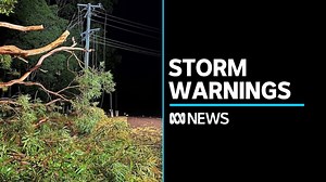 Warnings for flash floodings, hail and damging winds for NSW