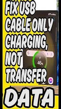 USB Cable Only Charging, Not Transferring Data? | How to Fix USB Cable Not Transferring Files