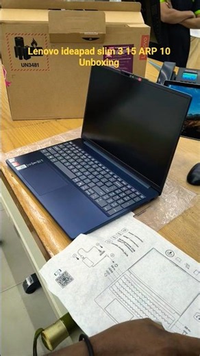 Lenevo ideapad slim 3 15 ARP 10 Unboxing . Ryzen 5 7535. (8,512). 71k price.